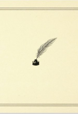 Quill Pen and Ink Note Cards