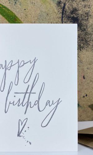 Happy Birthday - Letterpress