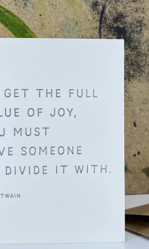 The Full Value Valentine's Day Card